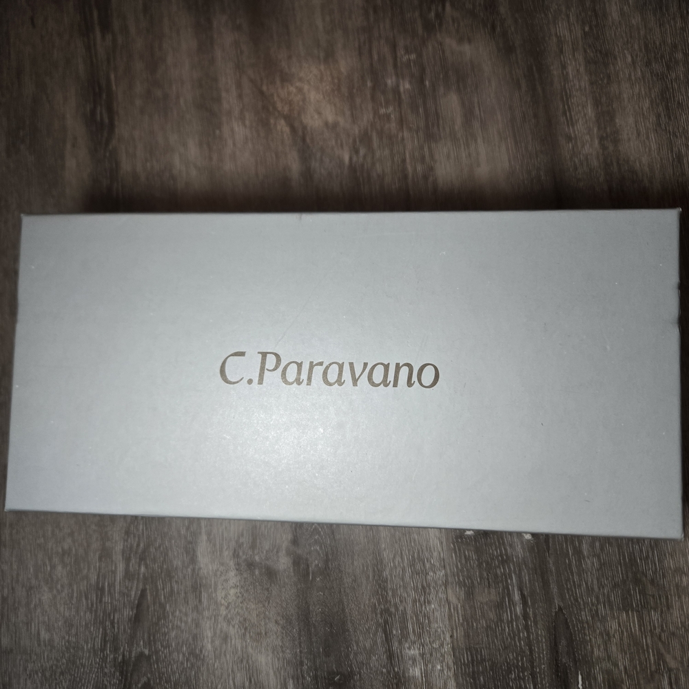 C. Paravano Black Mary Jane Comfort Ballet Flats Square Soft Leather Size 9 New - Picture 10 of 11